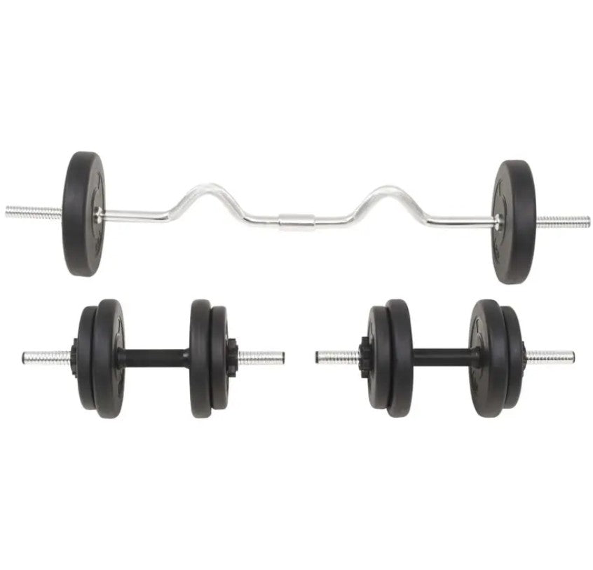 Verstelbare halters en barbell set.(30kg)
