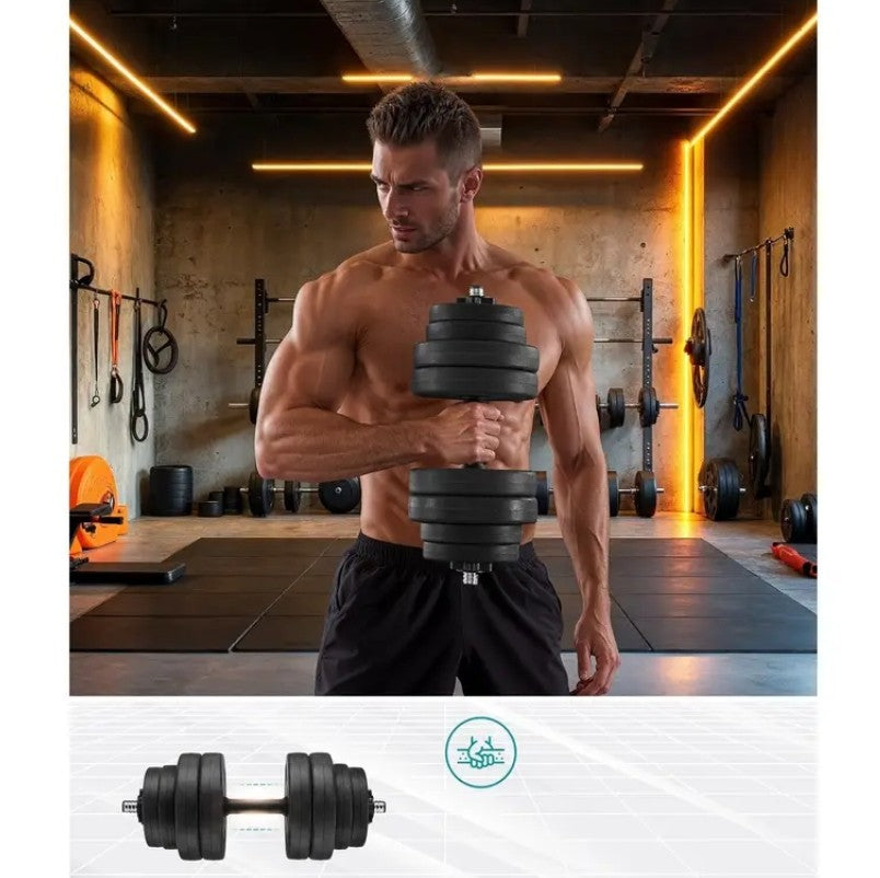 2-in-1 halter bodybuilding kit.(30kg)