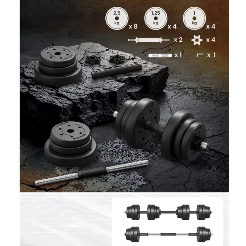 2-in-1 halter bodybuilding kit.(30kg)