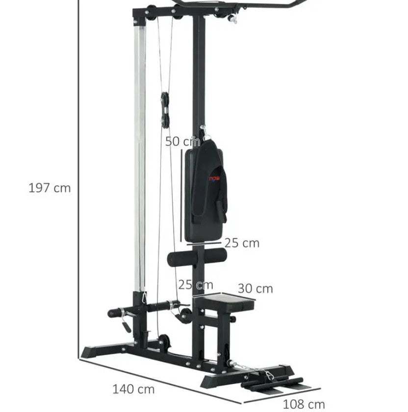 Pulley Chest Pull Station - Lat Pulldown Machine