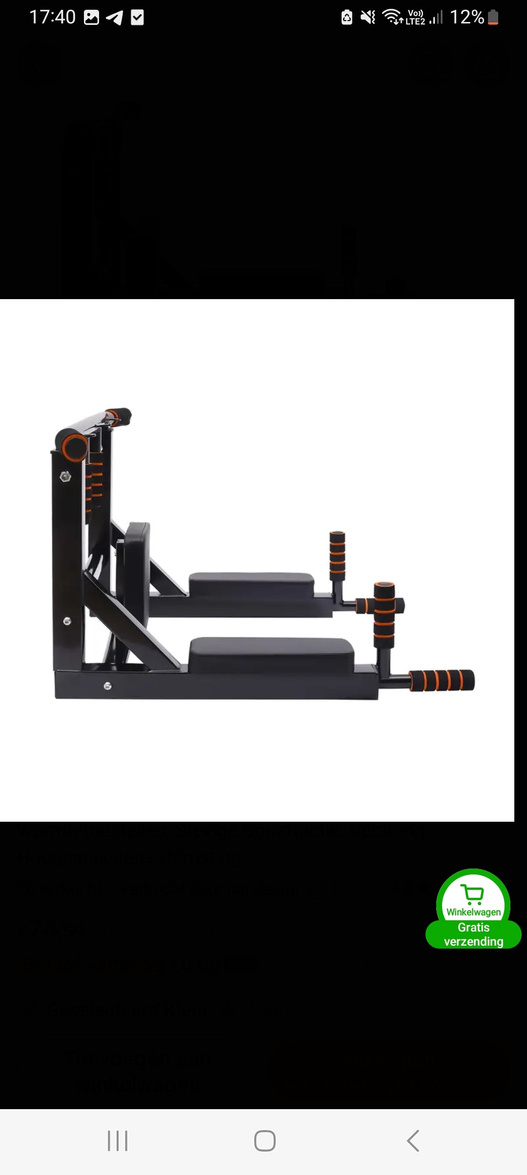 Wandgemonteerde Pull-Up Bar voor Binnenhuis Gym Workout