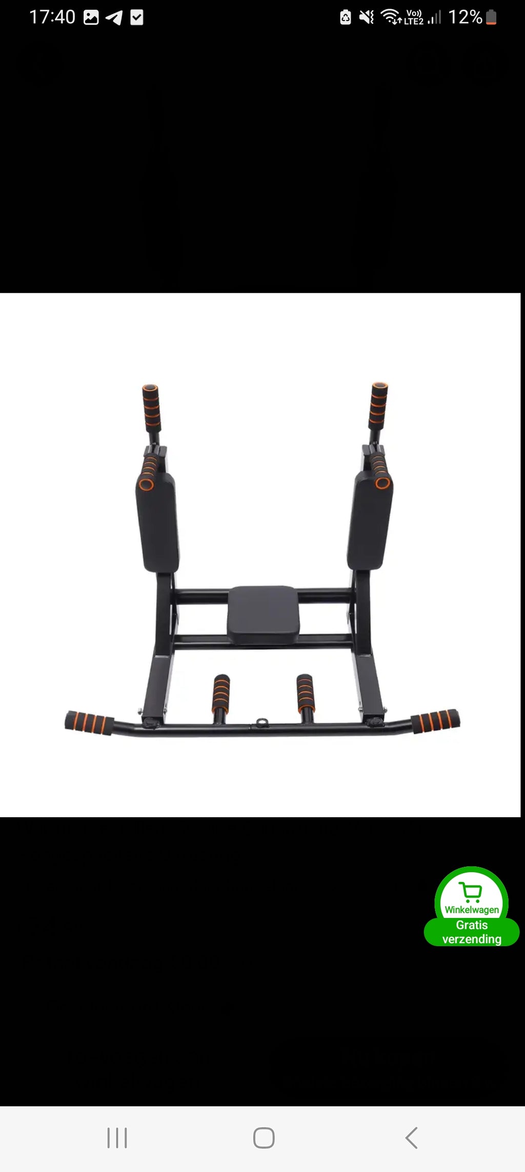 Wandgemonteerde Pull-Up Bar voor Binnenhuis Gym Workout