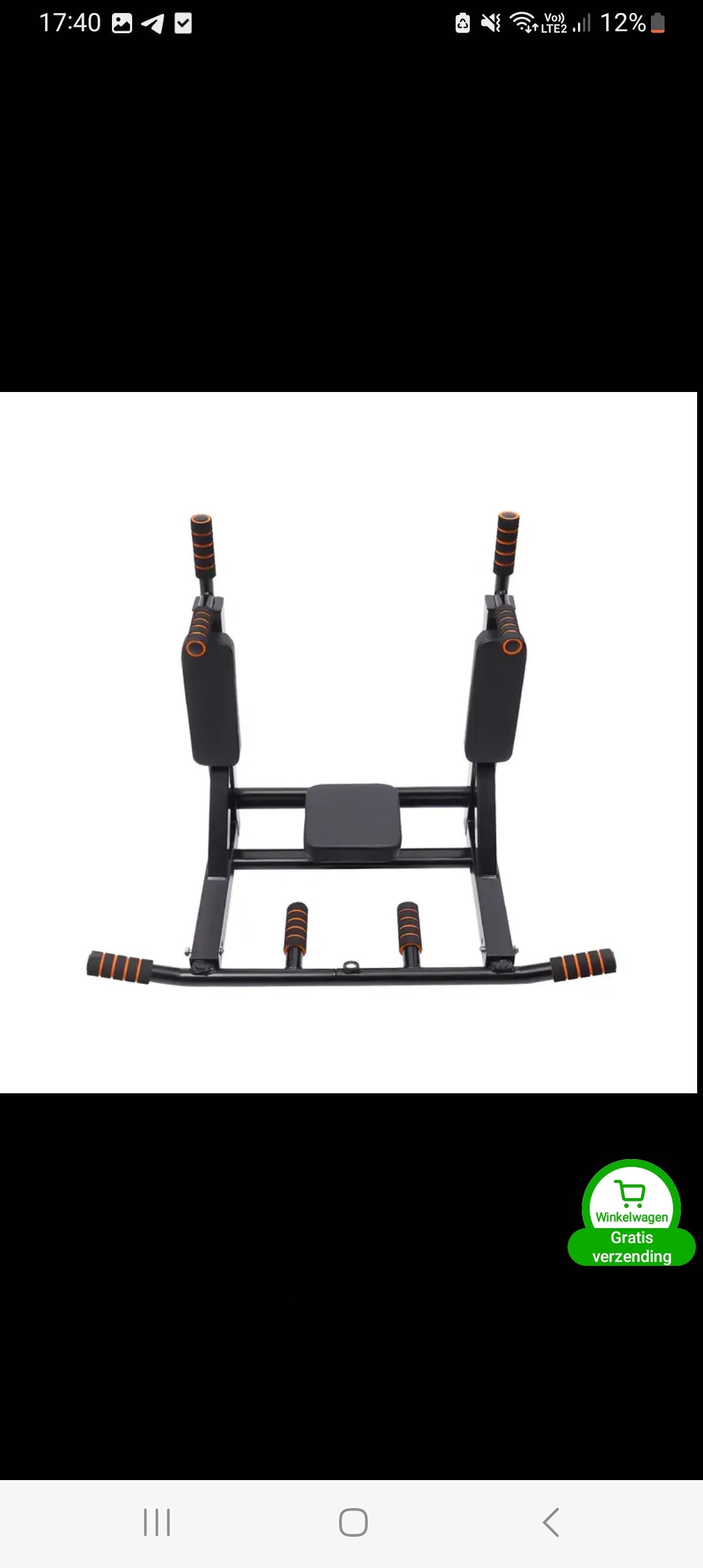 Wandgemonteerde Pull-Up Bar voor Binnenhuis Gym Workout